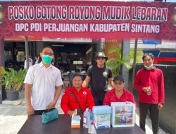 DPC PDI Perjuangan Sintang Dirikan Posko Mudik Lebaran 2026, Utamakan Layanan Kesehatan dan Keamanan Pemudik