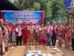 Yohanes Rumpak Hadiri Pelantikan Adat CEO CU Keling Kumang di Sekadau