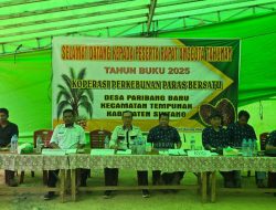 Camat Tempunak Tekankan Transparansi dan Kebersamaan dalam RAT Koperasi Paras Bersatu
