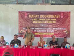 Camat Tempunak Hadiri Rapat Koordinasi DAD, Dorong Harmonisasi Adat dan Budaya